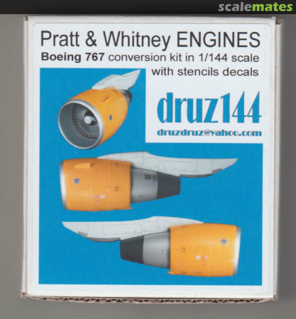 Boxart Boeing 767 Pratt & Whitney engines Boeing767_PW druz144