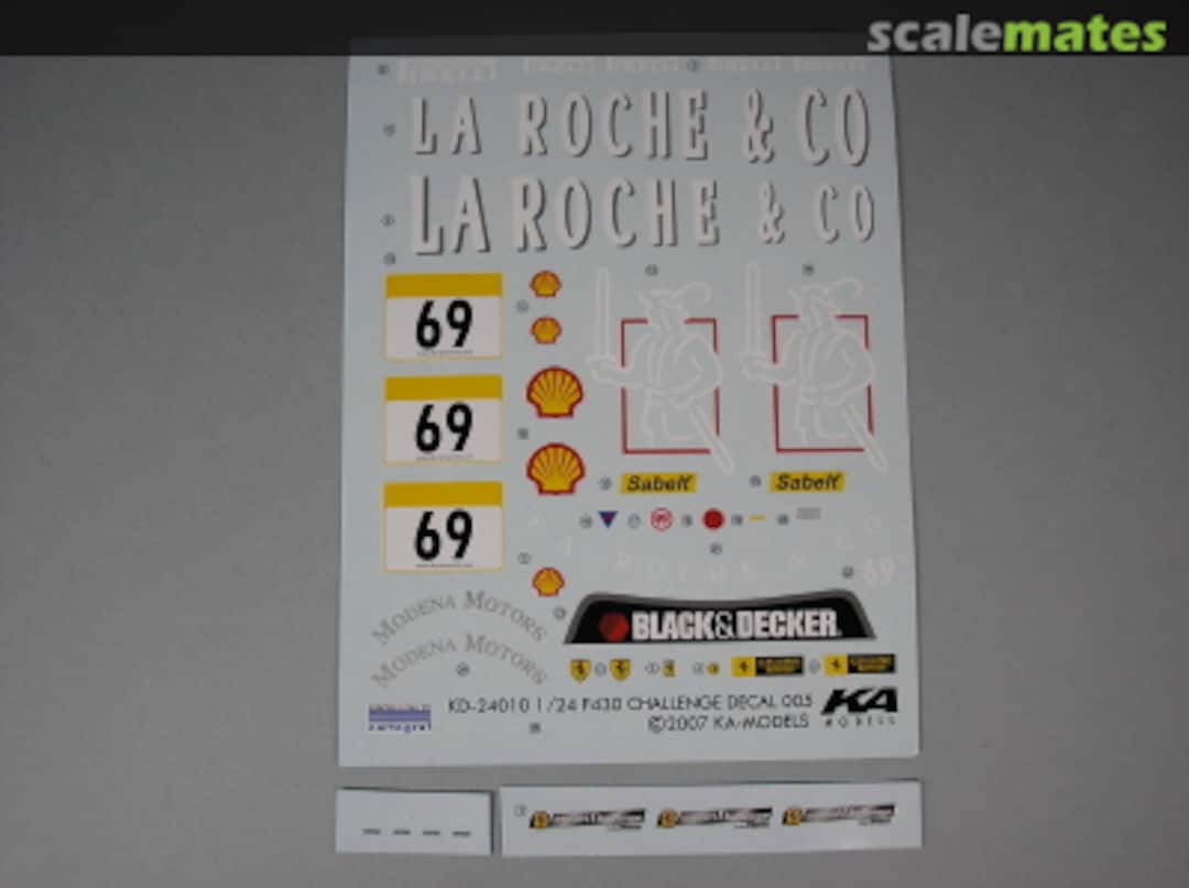 Boxart Ferrari F430 Challenge Decal #05 KD-24010 KA Models Boxart Ferrari F430 Challenge Decal #05 KD-24010 KA Models