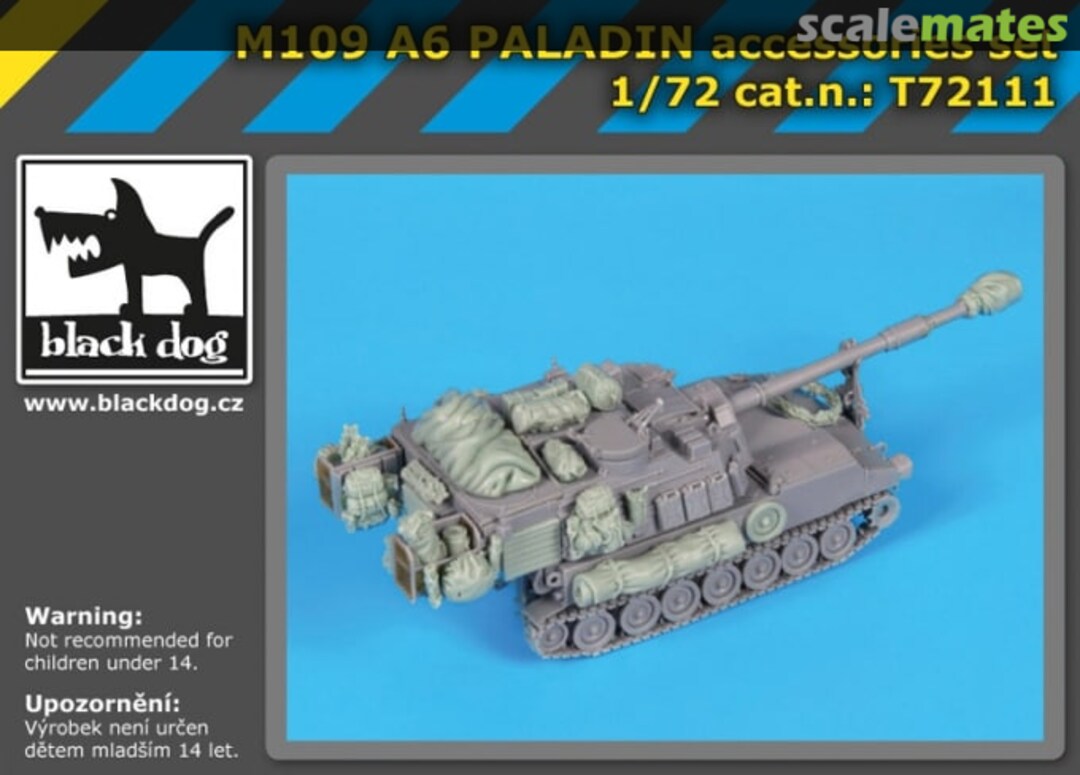 Boxart M109 A6 Paladin accessories set T72111 Black Dog Boxart M109 A6 Paladin accessories set T72111 Black Dog