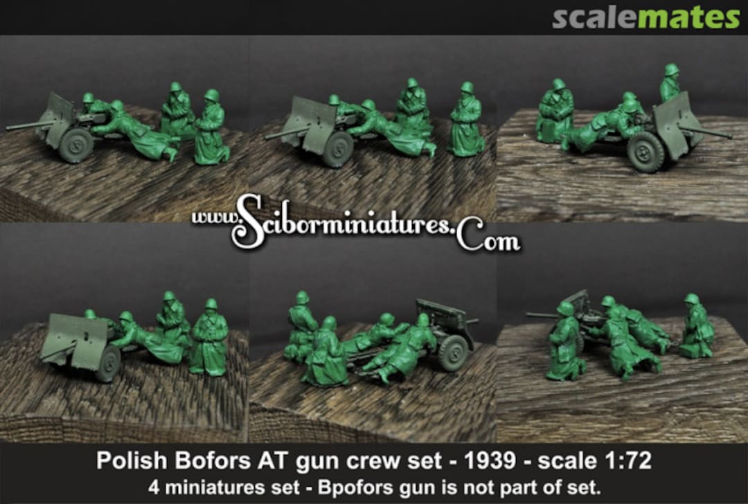 Boxart Polish Bofors AT 37mm Gun Crew Set 2 72HM0071 Scibor Monsterous Miniatures Boxart Polish Bofors AT 37mm Gun Crew Set 2 72HM0071 Scibor Monsterous Miniatures