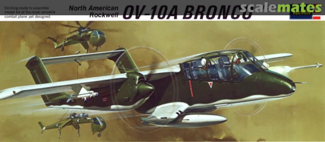 Boxart North American Rockwell OV-10A Bronco H-145 Revell (Great Britain) Boxart North American Rockwell OV-10A Bronco H-145 Revell (Great Britain)