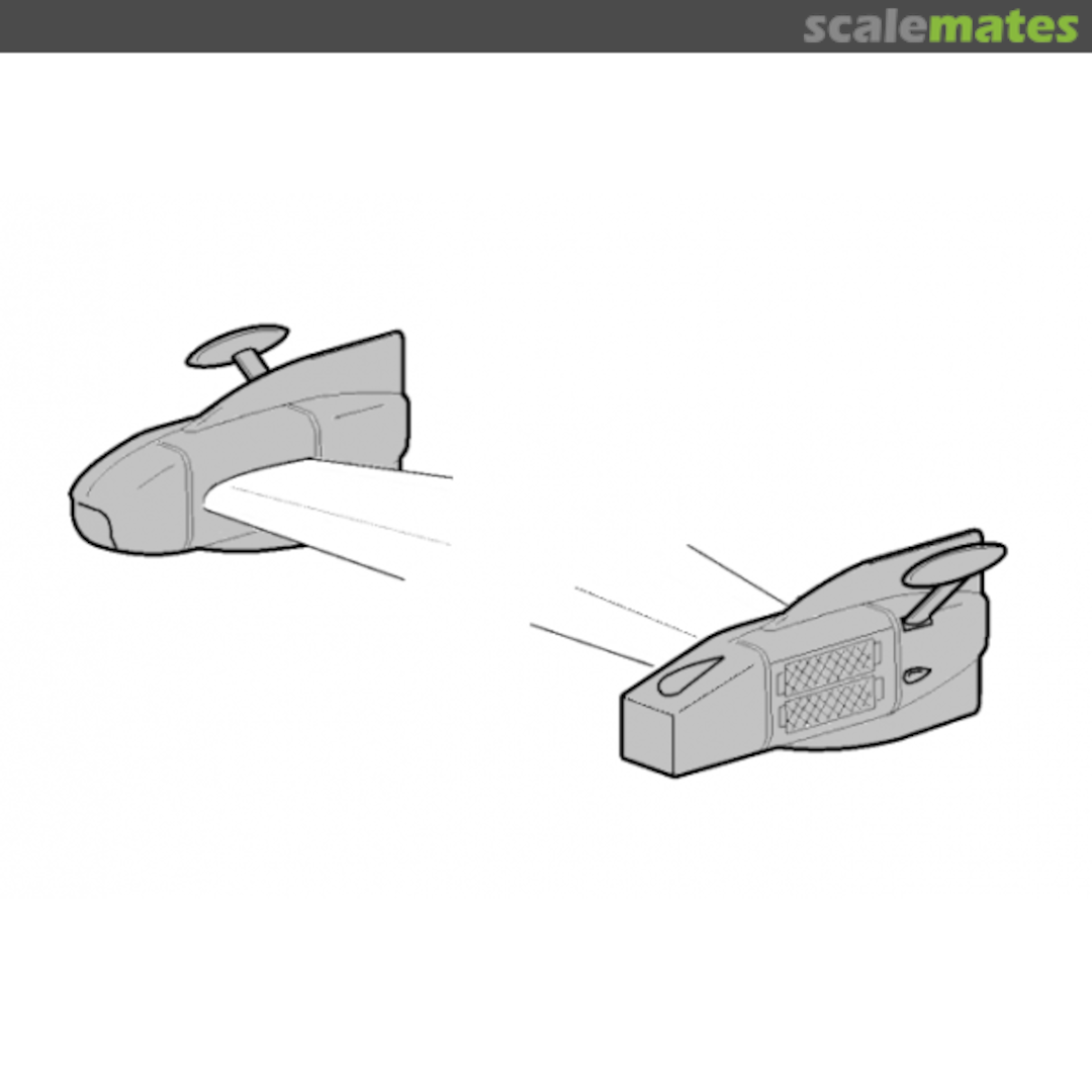 Boxart Kamov Ka-50/52 Wing Containers TC72097 HELI Resin Kits Boxart Kamov Ka-50/52 Wing Containers TC72097 HELI Resin Kits