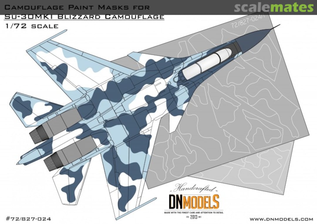 Boxart Camouflage Paint Masks for Sukhoi Su-30MKI blizzard camo 72/827-024 DN Models Boxart Camouflage Paint Masks for Sukhoi Su-30MKI blizzard camo 72/827-024 DN Models