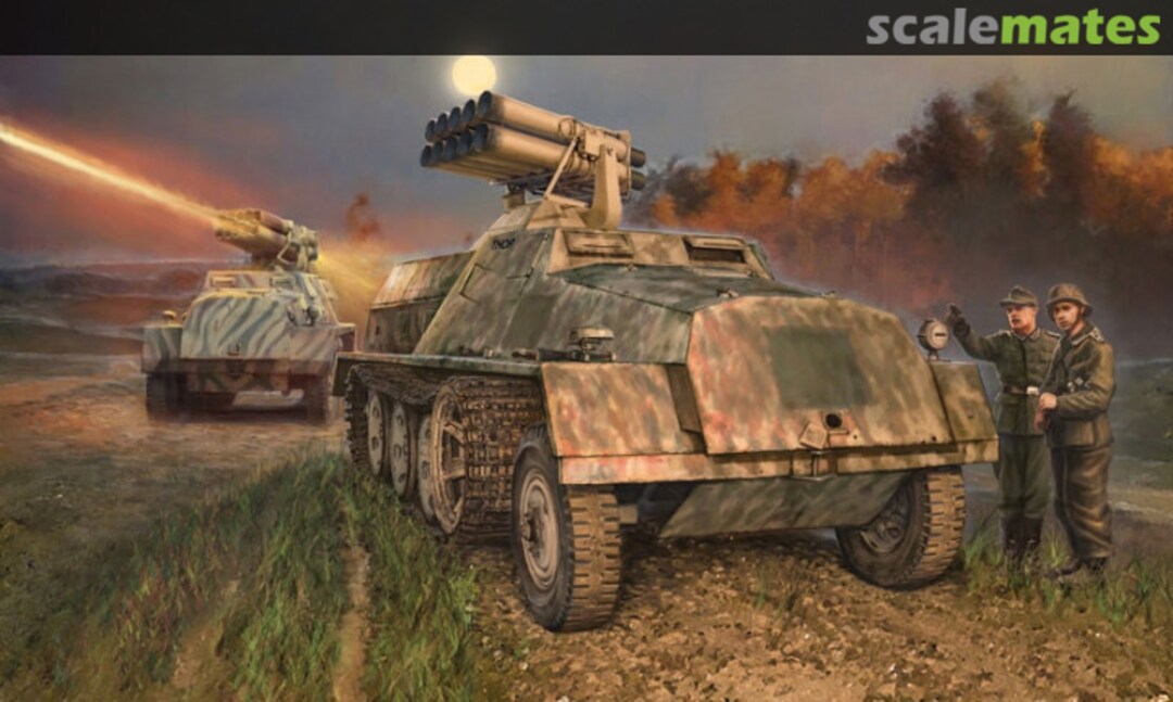 Boxart 15 cm. Panzerwerfer 42 auf sWS 38562 Tamiya Boxart 15 cm. Panzerwerfer 42 auf sWS 38562 Tamiya