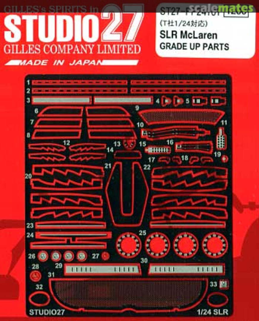 Boxart Mercedes-Benz SLR McLaren Grade Up Parts ST27-FP24101 Studio27 Boxart Mercedes-Benz SLR McLaren Grade Up Parts ST27-FP24101 Studio27