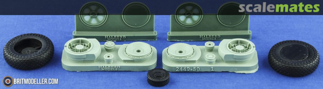 Boxart P-47D Thunderbolt Wheel Set 2450 Halberd Models Boxart P-47D Thunderbolt Wheel Set 2450 Halberd Models