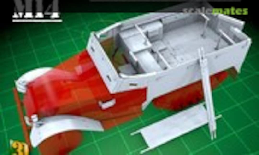1:35 M14 Ambulance (3D in Scale 3Dis-49) 3Dis-49
