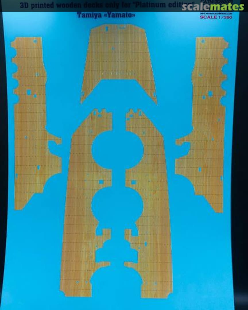 Boxart Wooden decks only for «Yamato. Platinum edition»(3D printed) 3D350-003 Print Scale Boxart Wooden decks only for «Yamato. Platinum edition»(3D printed) 3D350-003 Print Scale