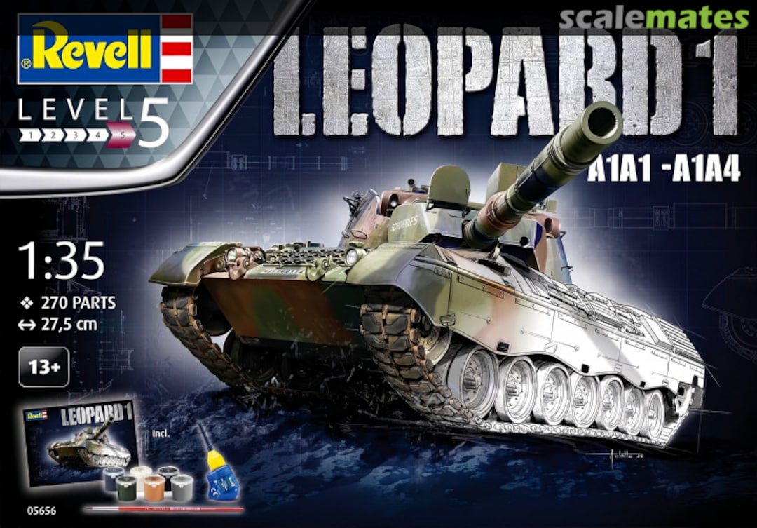 Boxart Leopard 1A1A1 - A1A4 05656 Revell Boxart Leopard 1A1A1 - A1A4 05656 Revell