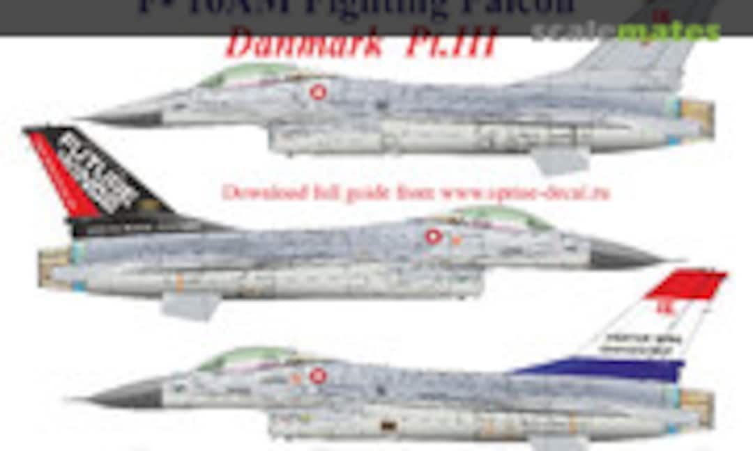 1:32 F-16AM Fighting Falcon Danmark Pt.III with stencils, removable film FFA (UpRise Decal UR32255) UR32255