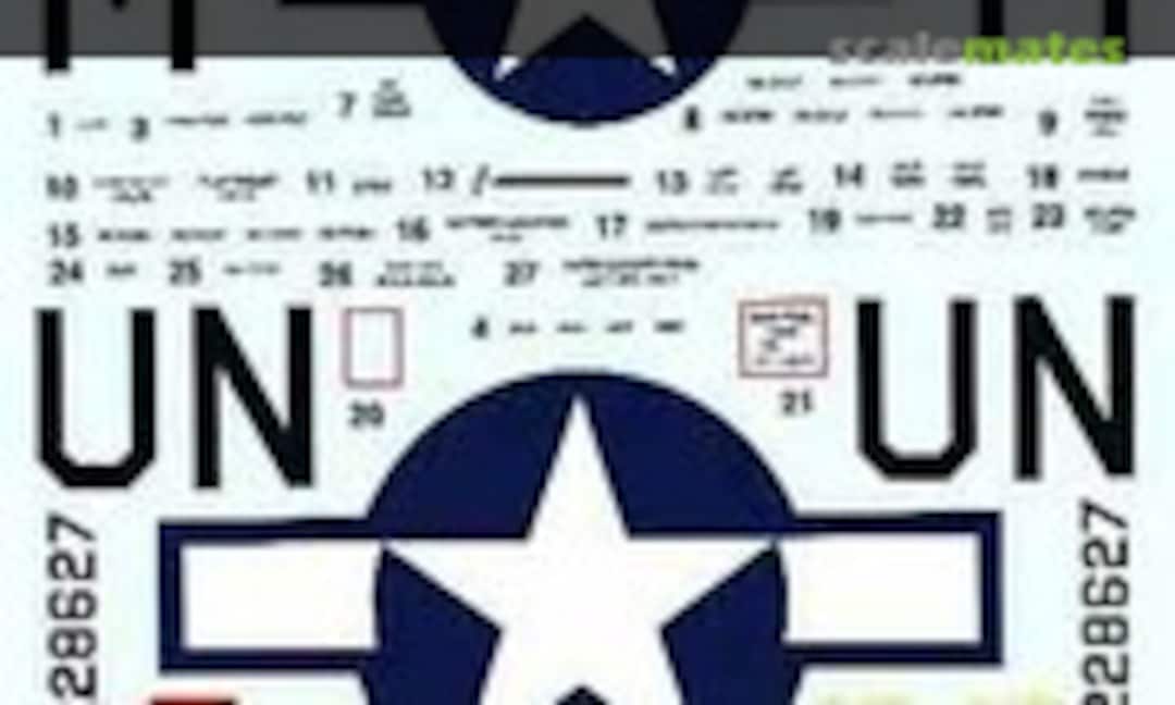 1:32 Republic P-47D Thunderbolt Bubbletop: 63rd FS/56th FG (Microscale 32-207) 32-207