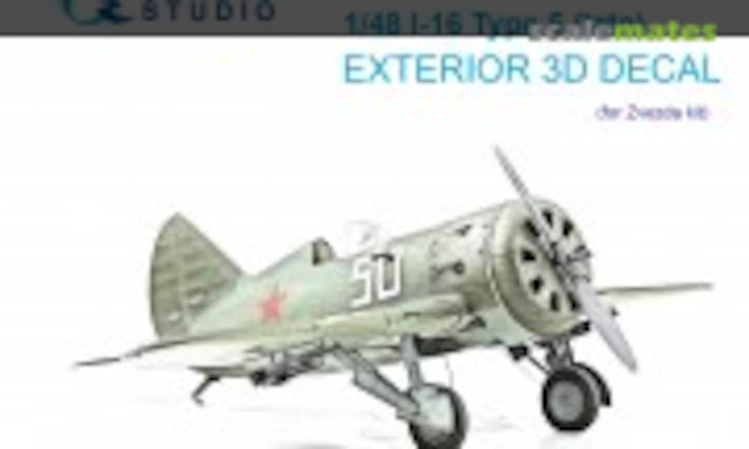 1:48 I-16 Type 5 (Late) exterior 3D decals (Quinta Studio QP48041) QP48041