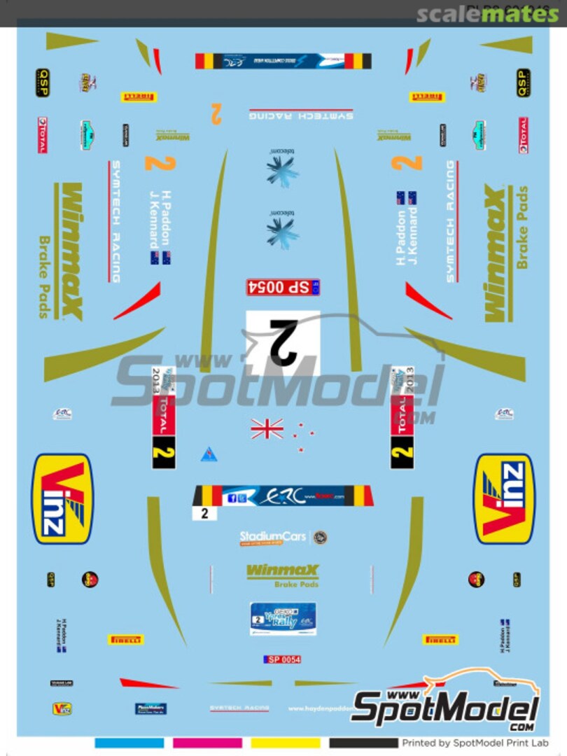 Boxart Ford Fiesta S2000 Symtech Racing Team PLB2-601046 Print Lab Decals