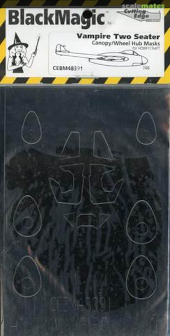 Boxart Vampire 2-Seater & Wheel Hub Masks CEBM48391 Cutting Edge Modelworks Boxart Vampire 2-Seater & Wheel Hub Masks CEBM48391 Cutting Edge Modelworks