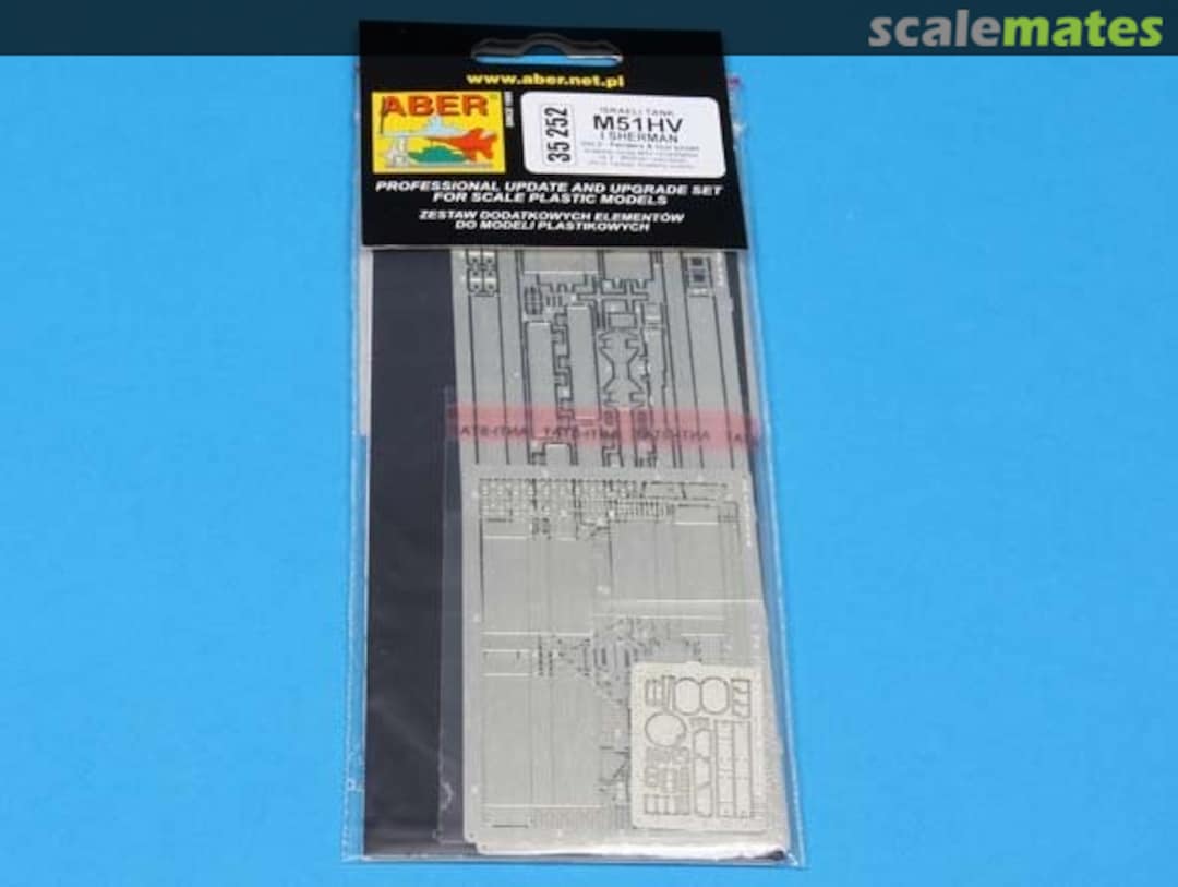 Boxart Israeli Tank M51HV I Sherman - vol.2 Fenders & Tool Boxes 35252 Aber Boxart Israeli Tank M51HV I Sherman - vol.2 Fenders & Tool Boxes 35252 Aber