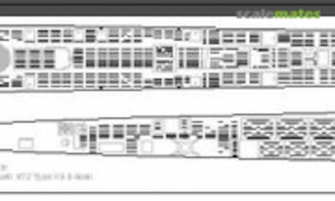 1:72 Type VIIC Wood Deck for Revell-Germany #5015 (Nautilus Models 72-501)