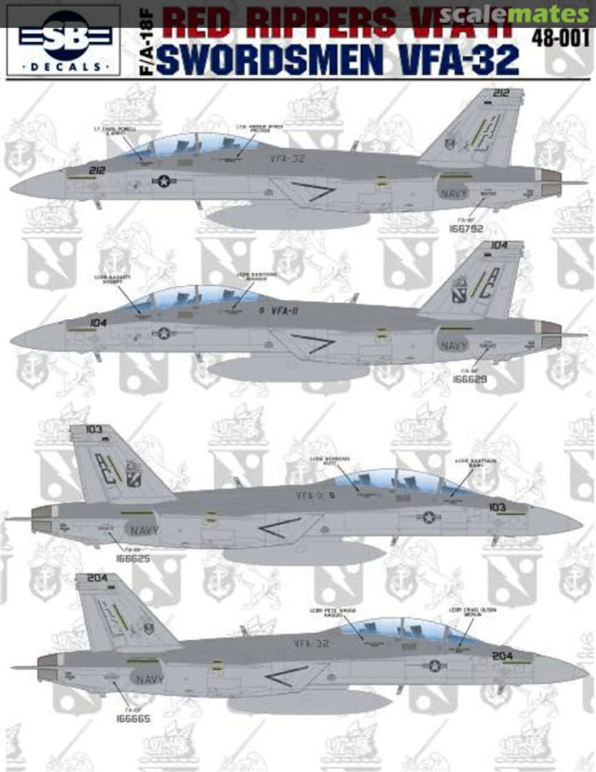 Boxart F/A-18F Super Hornet 48-001 SB Decals Boxart F/A-18F Super Hornet 48-001 SB Decals