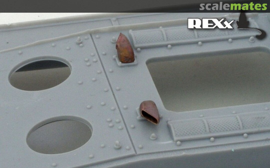 Boxart KV-1, KV-1C, KV-2, KV-8, KV-85, Su-152 - late exhaust pipes 35001 REXx Boxart KV-1, KV-1C, KV-2, KV-8, KV-85, Su-152 - late exhaust pipes 35001 REXx