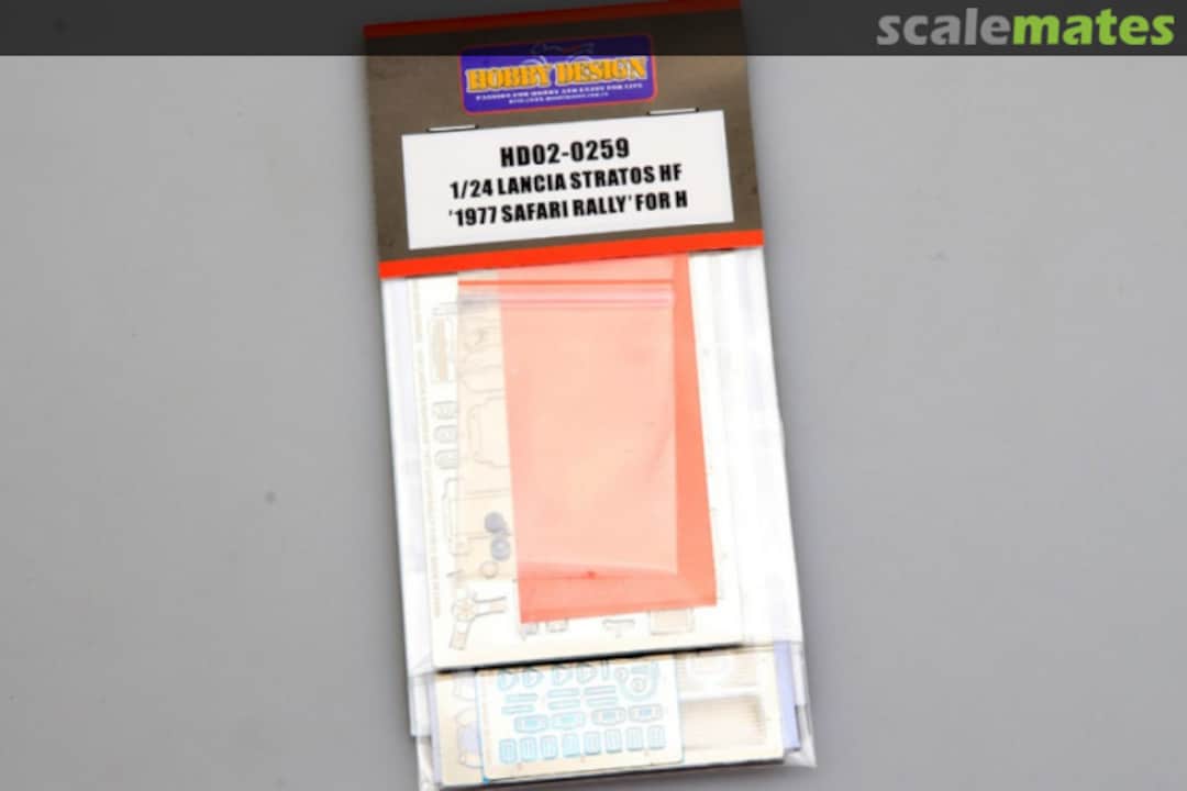 Boxart Lancia Stratos HF 1977 Safari Rally Detail Parts HD02-0259 Hobby Design