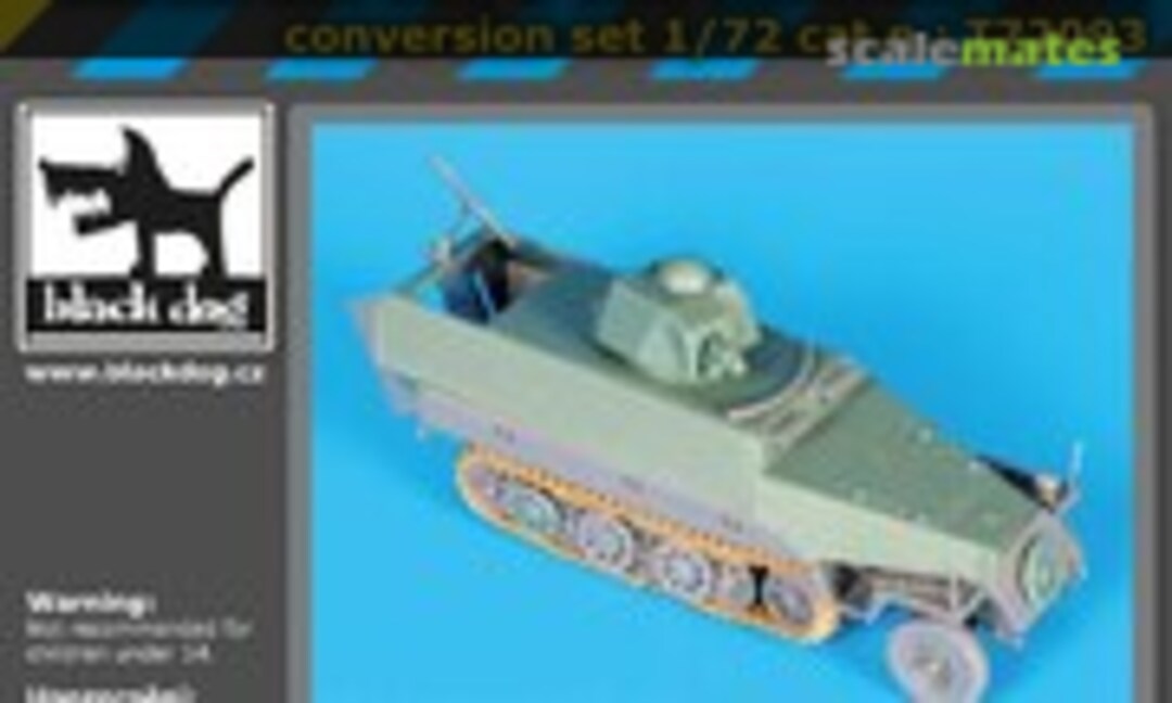 1:72 Sd.Kfz. 251 Ausf. D with Hotchkiss turret (Black Dog T72093) T72093
