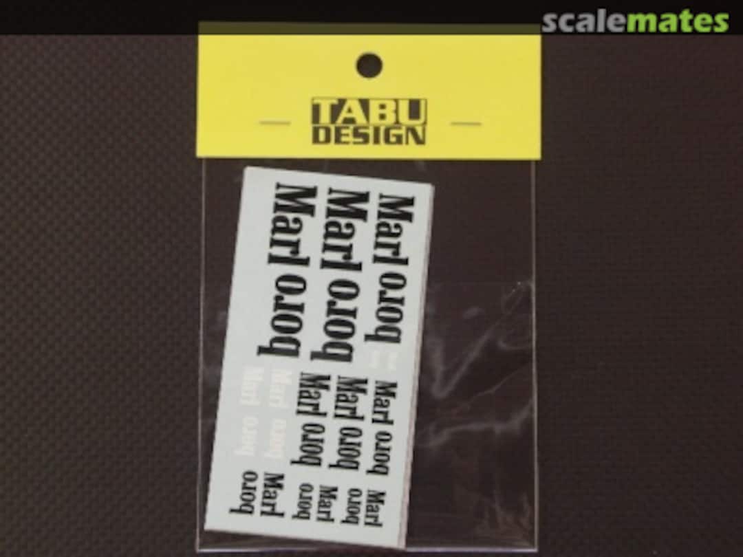 Boxart Decals for McLaren MP4/12C 1986 for Studio27 kit #ST27-DX2027 TABU20008 Tabu Design Boxart Decals for McLaren MP4/12C 1986 for Studio27 kit #ST27-DX2027 TABU20008 Tabu Design