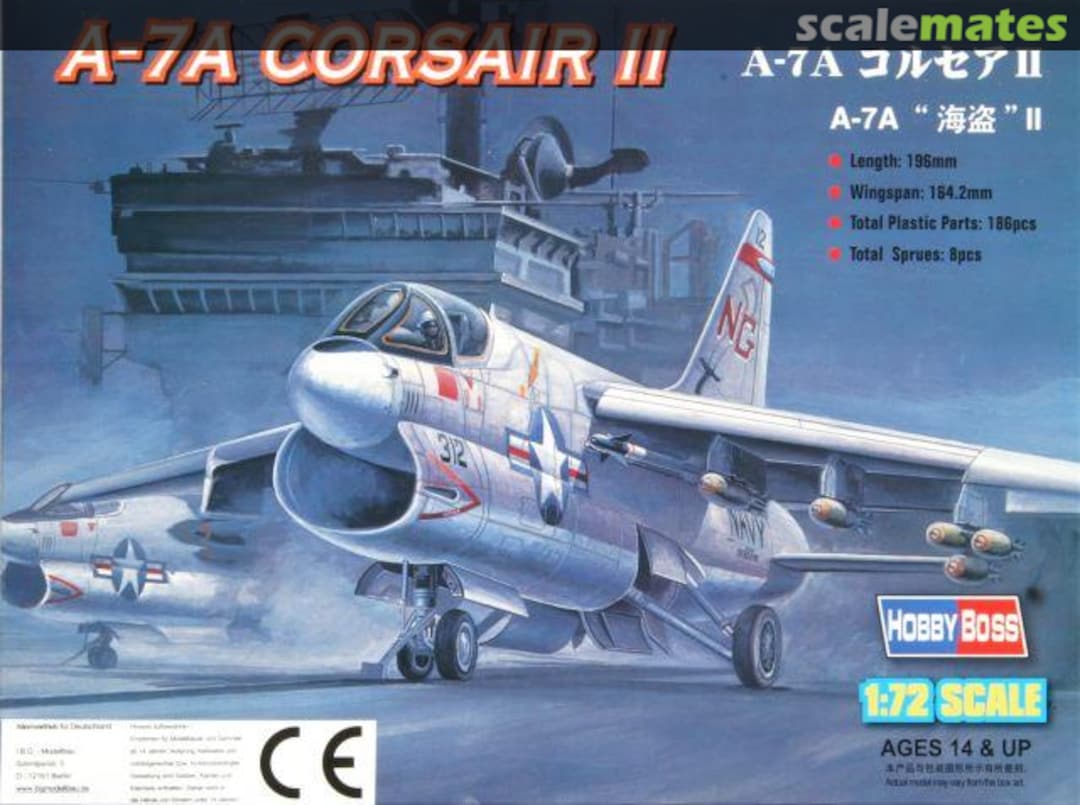 Boxart A-7A Corsair II 87201 HobbyBoss Boxart A-7A Corsair II 87201 HobbyBoss