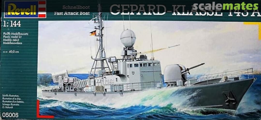 Boxart Schnellboot Fast Attack Boat Gepard-Klasse 143 A 05005 Revell Boxart Schnellboot Fast Attack Boat Gepard-Klasse 143 A 05005 Revell