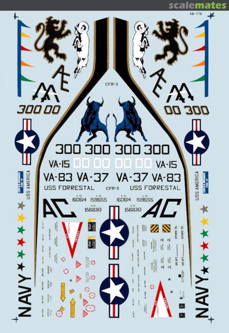 Boxart A-7E Corsair II 48-119 Microscale Boxart A-7E Corsair II 48-119 Microscale