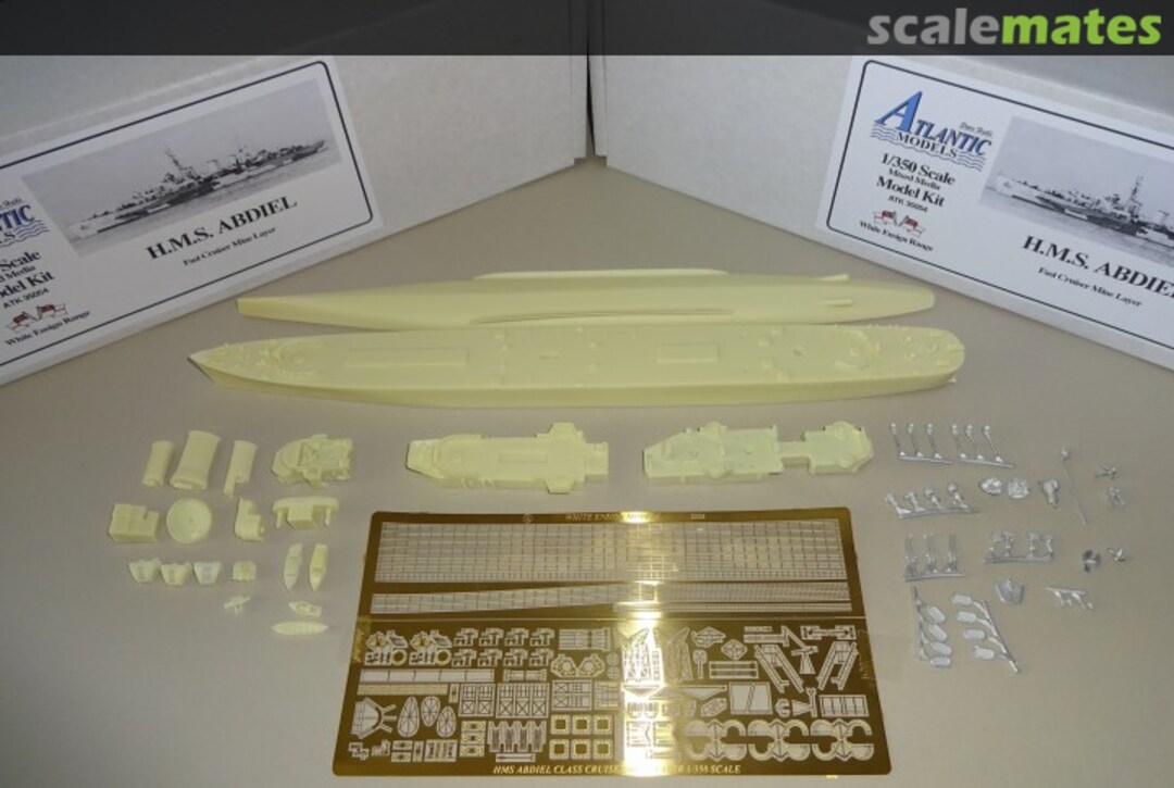 Boxart HMS Abdiel ATK 35054 Atlantic Models Boxart HMS Abdiel ATK 35054 Atlantic Models