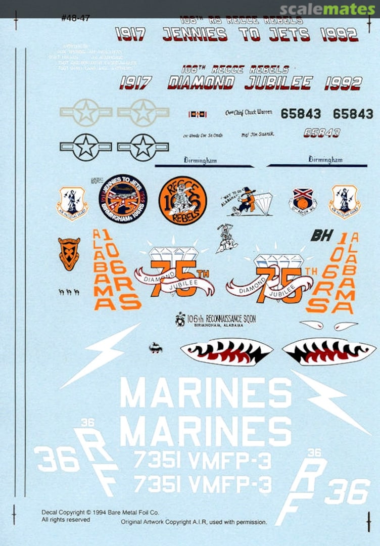 Boxart RF-4C Phantom II 48-47 Experts-Choice Decal Boxart RF-4C Phantom II 48-47 Experts-Choice Decal