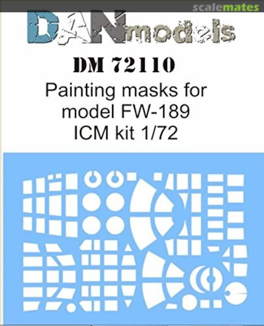 Boxart Painting mask for FW-189 DM72110 DANmodels Boxart Painting mask for FW-189 DM72110 DANmodels