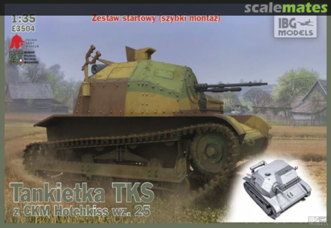 Boxart TKS Polish Light Reconnaissance Tank E3504 IBG Models Boxart TKS Polish Light Reconnaissance Tank E3504 IBG Models