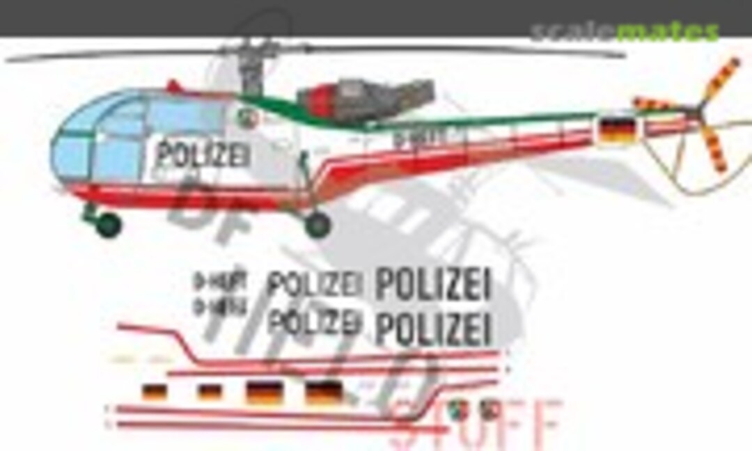 1:72 SA319B Alouette III "Polizei Nordrhein-Westfalen" (DF HeloStuff DF23272) DF23272