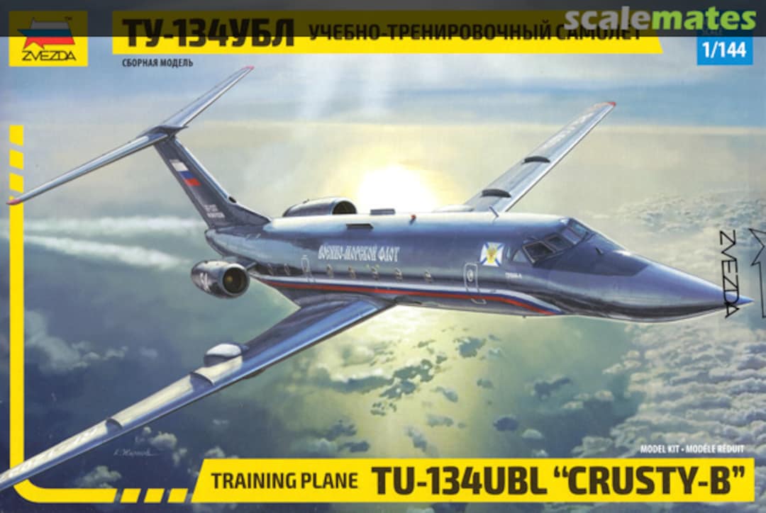 Boxart Tupolev Tu-134UBL "Crusty-B" 7036 Zvezda Boxart Tupolev Tu-134UBL "Crusty-B" 7036 Zvezda