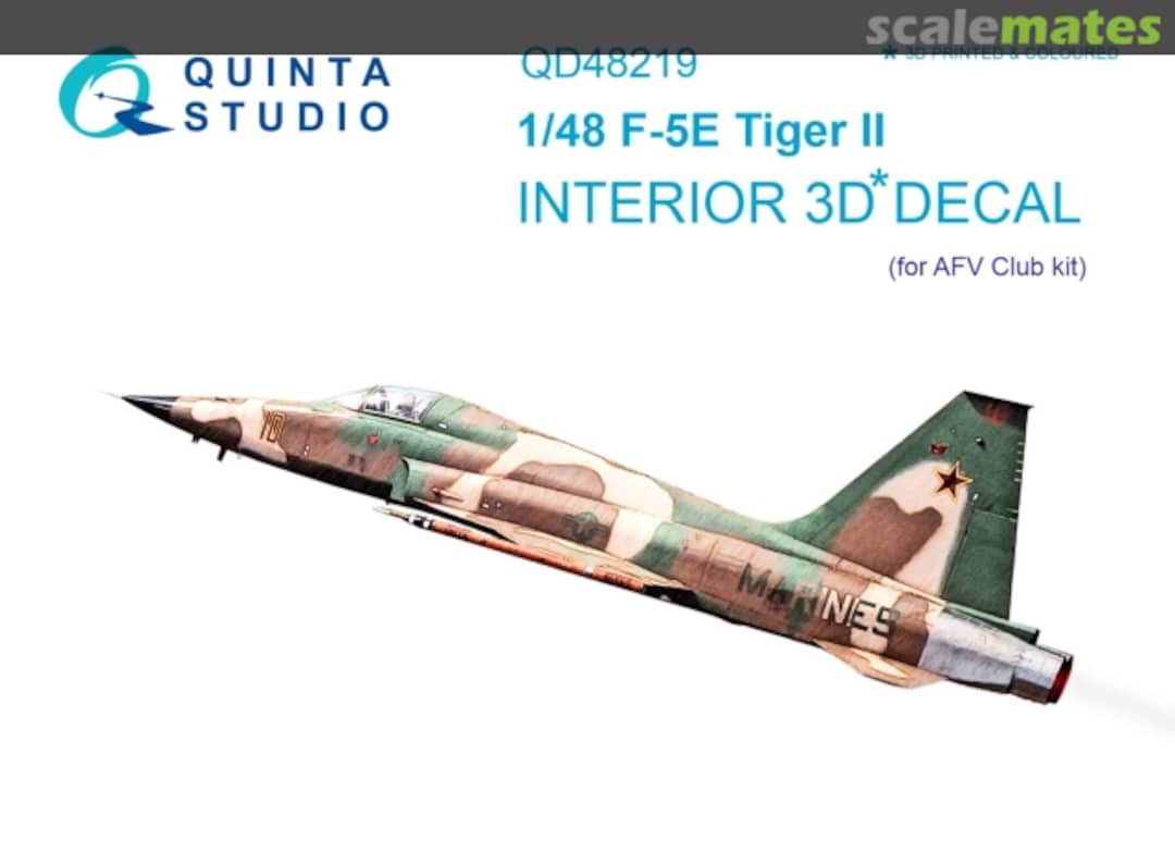 Boxart F-5E Tiger II interior 3D decal QD48219 Quinta Studio Boxart F-5E Tiger II interior 3D decal QD48219 Quinta Studio