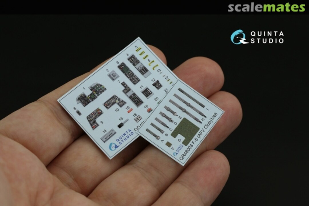 Contents F-5E Tiger II interior 3D decal QD48219 Quinta Studio Contents F-5E Tiger II interior 3D decal QD48219 Quinta Studio