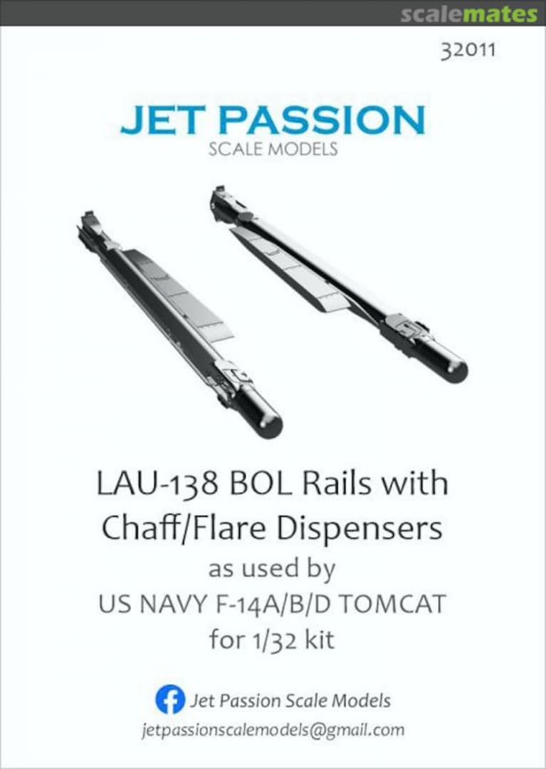 Boxart F-14A/B/D Tomcat - LAU-138 BOL-Rails 32011 Jet Passion Boxart F-14A/B/D Tomcat - LAU-138 BOL-Rails 32011 Jet Passion