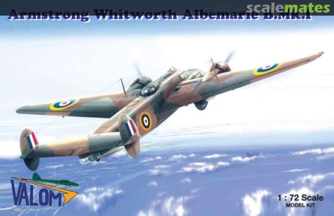 Boxart Armstrong Whitworth Albemarle B.Mk.I 72034 Valom Boxart Armstrong Whitworth Albemarle B.Mk.I 72034 Valom