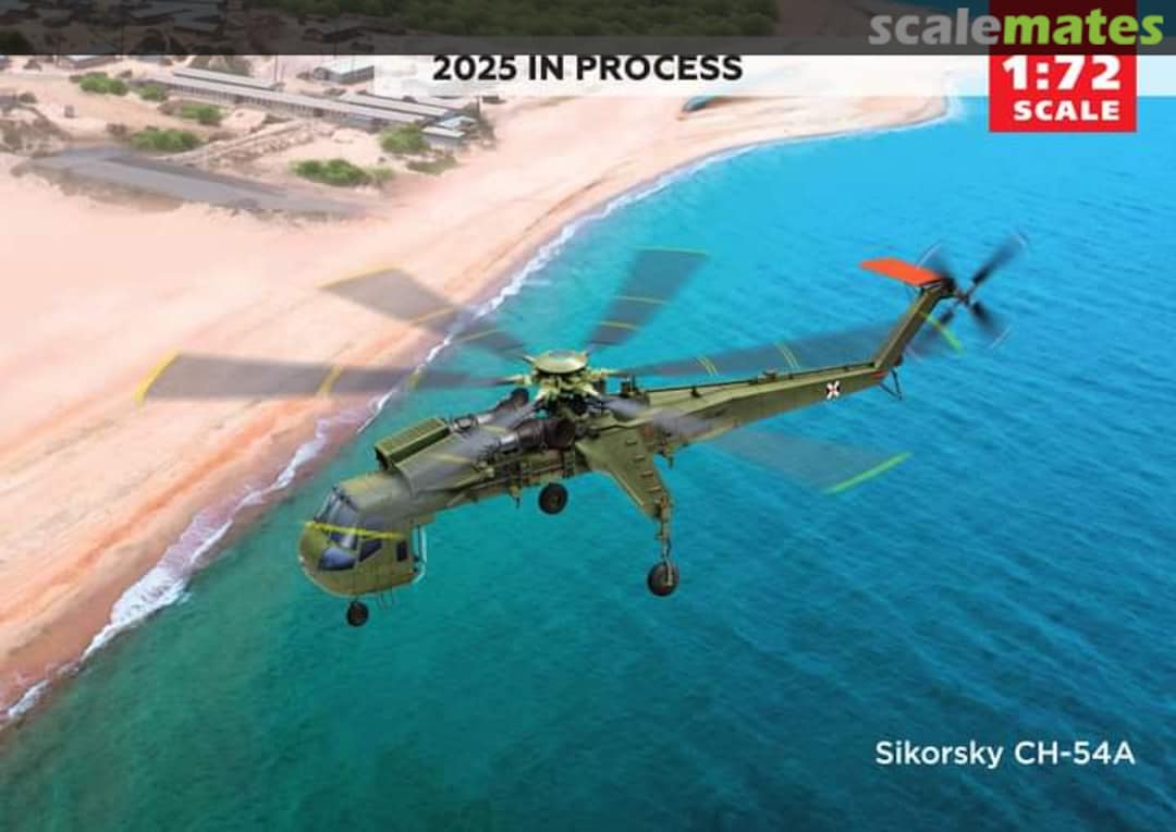 Boxart Sikorsky CH-54A Skycrane/Tarhe 72001 ICM Boxart Sikorsky CH-54A Skycrane/Tarhe 72001 ICM