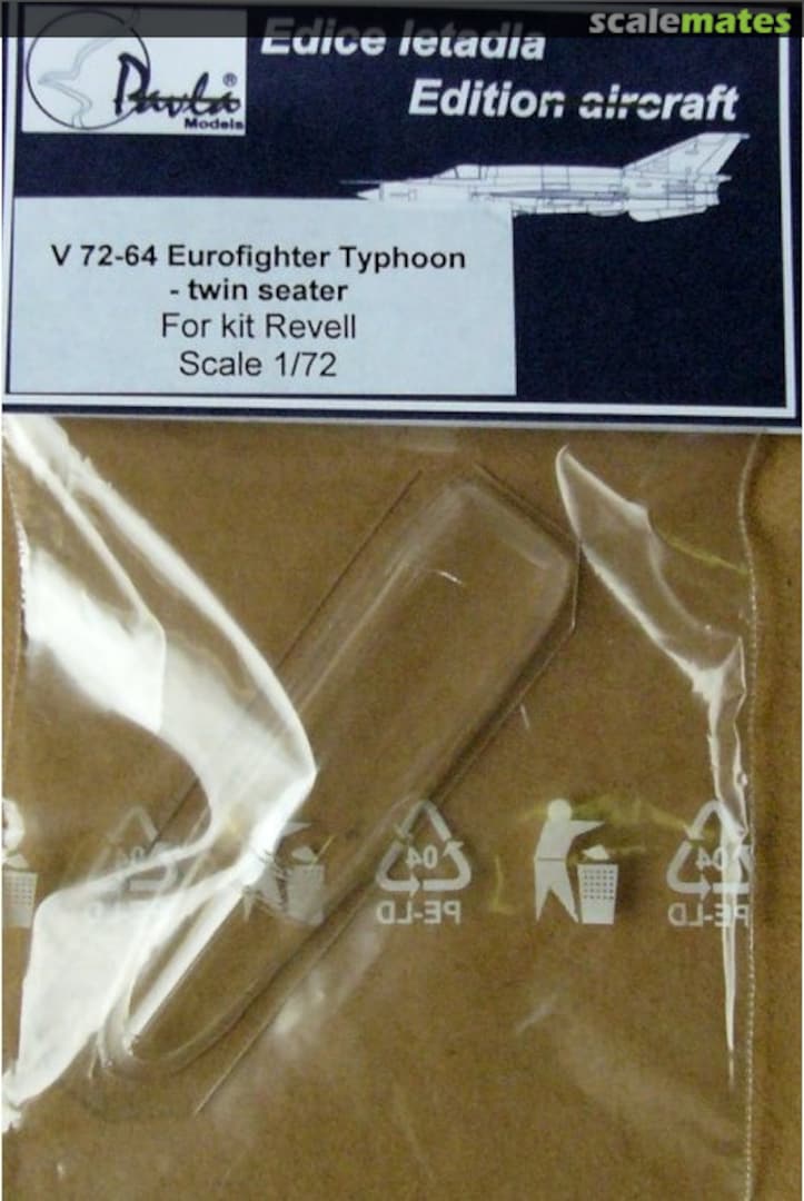 Boxart Eurofighter Typhoon - twin-seater V72-64 Pavla Models Boxart Eurofighter Typhoon - twin-seater V72-64 Pavla Models