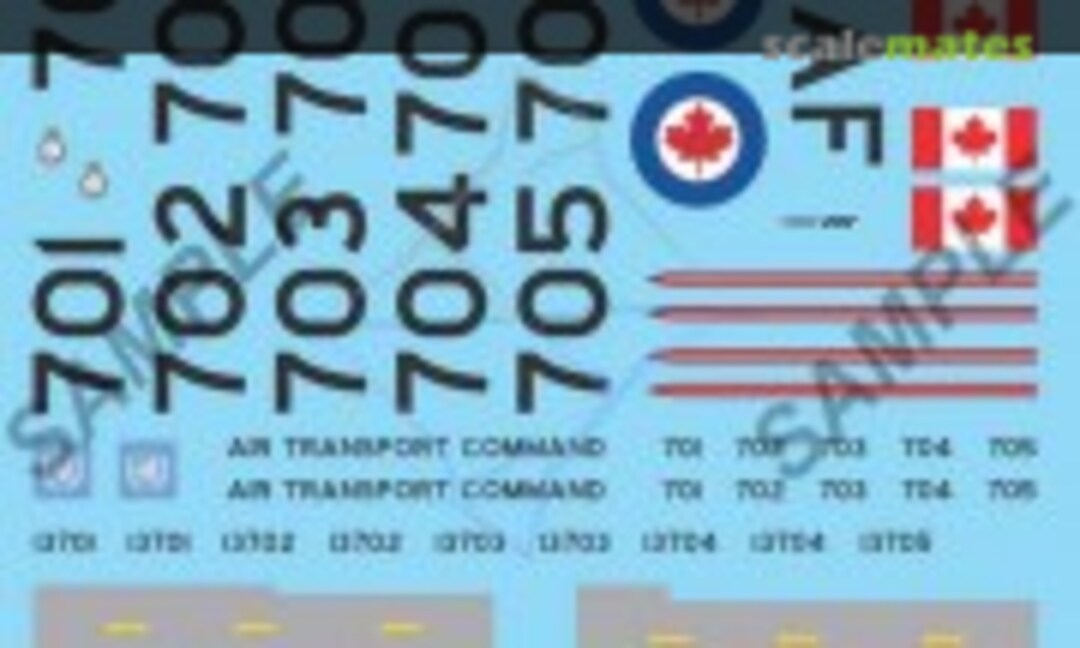 1:144 Boeing CC-137 Husky - MASTER SET (Above & Below Graphics 157) 157