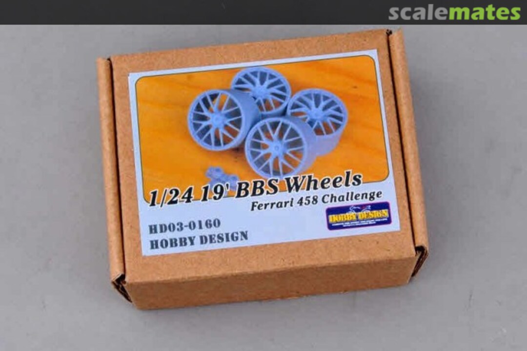 Boxart 19' BBS Wheels Ferrari 458 Challenge HD03-0160 Hobby Design