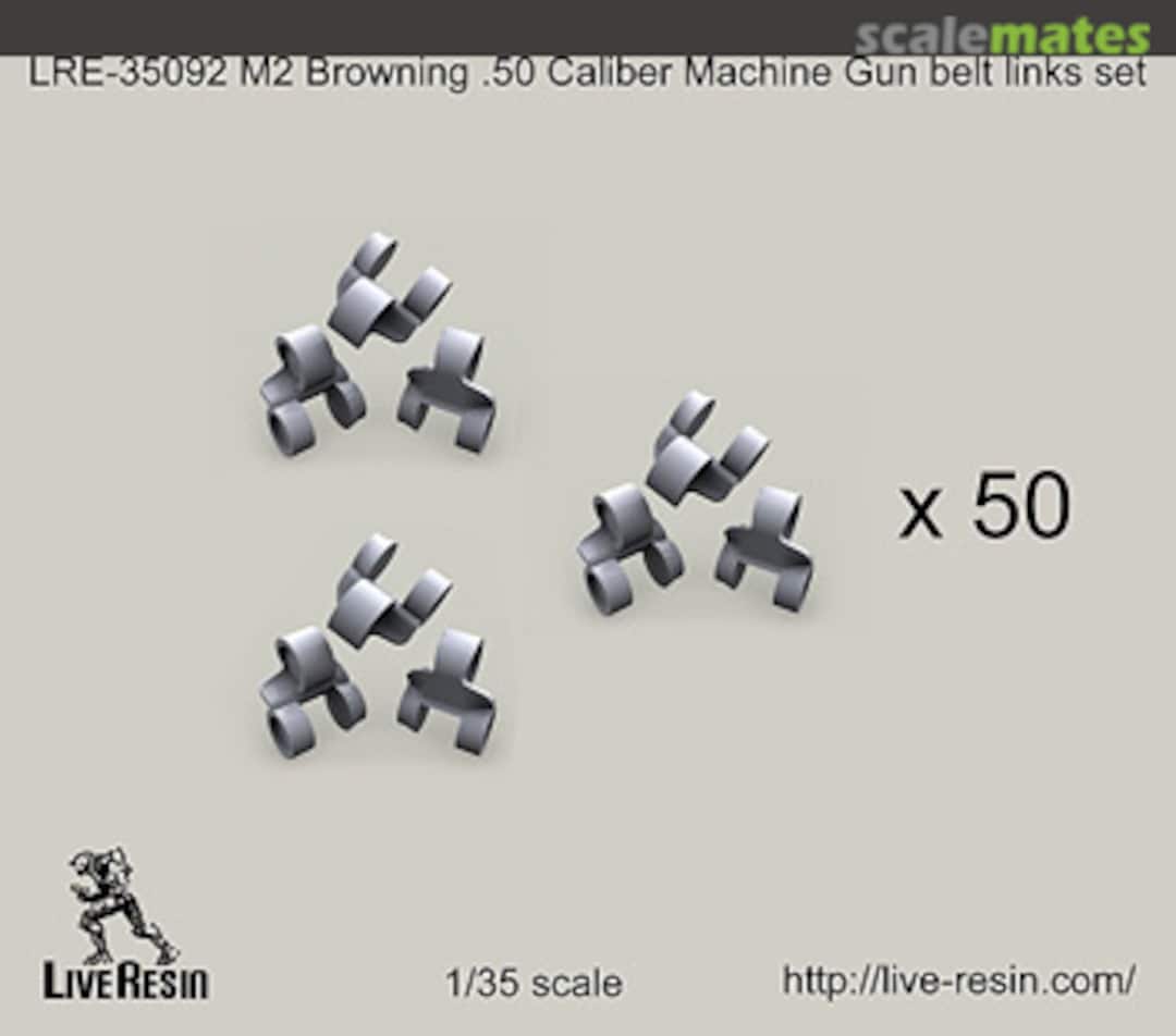 Boxart M2 Browning .50 Caliber Machine Gun belt links set LRE-35092 Live Resin Boxart M2 Browning .50 Caliber Machine Gun belt links set LRE-35092 Live Resin