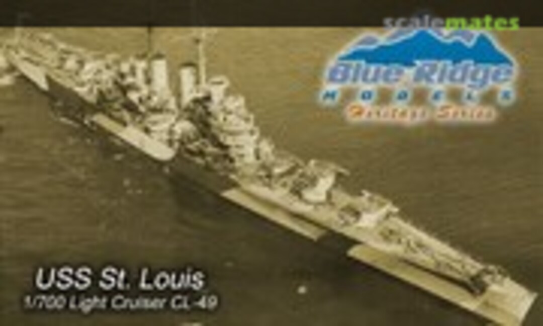 1:700 USS St. Louis CL-49 (Blue Ridge Models BRM-70033)