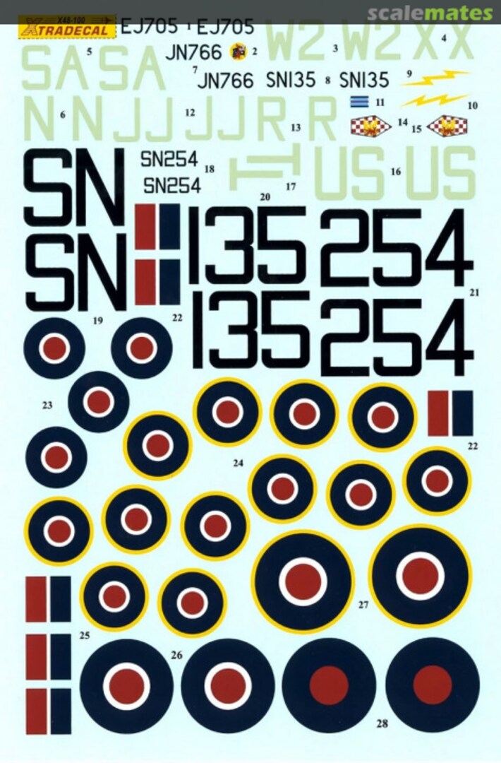 Boxart Hawker Tempest Mk.V X48100 Xtradecal Boxart Hawker Tempest Mk.V X48100 Xtradecal