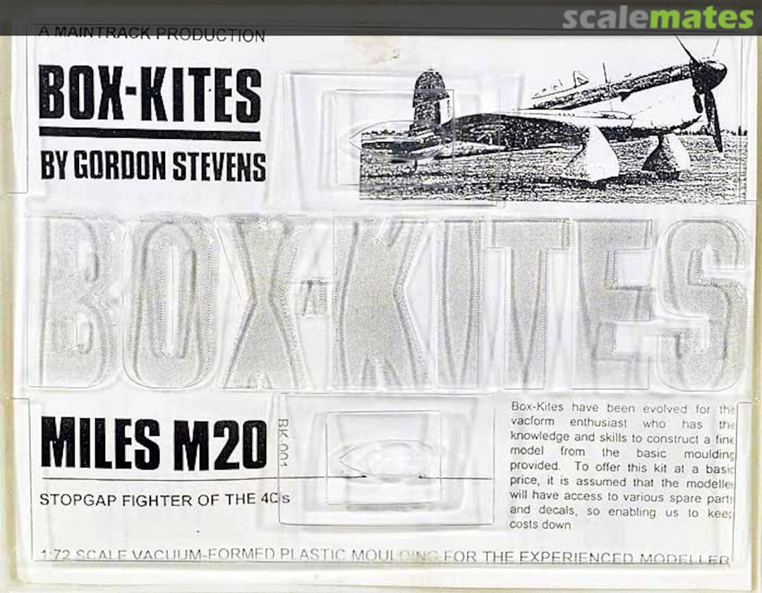 Boxart Miles M.20 BK-001 Maintrack Models
