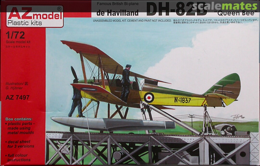 Boxart De Havilland DH.82B AZ7497 AZmodel Boxart De Havilland DH.82B AZ7497 AZmodel