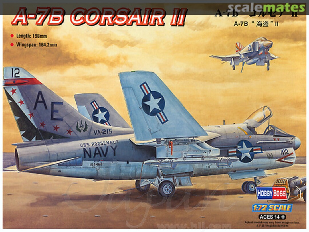 Boxart A-7B Corsair II 87202 HobbyBoss