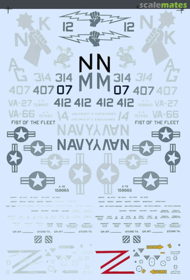 Boxart A-7E Low Visibility Markings 48-178 Microscale Boxart A-7E Low Visibility Markings 48-178 Microscale