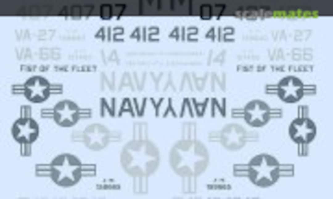 1:48 A-7E Low Visibility Markings (Microscale 48-178) 48-178